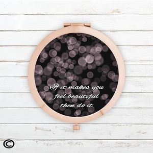 Funny Motivational Compact Mirrors